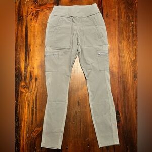 Athleta Gray Cargo Leggings